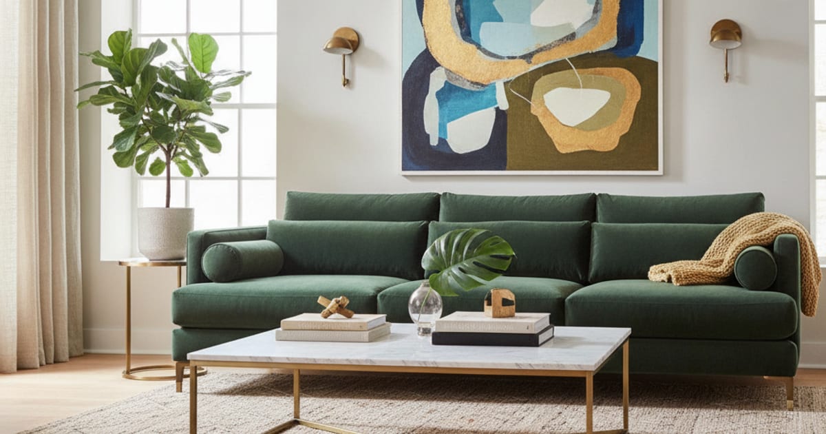 The 6 Best Velvet Sofas for a Designer Living Room