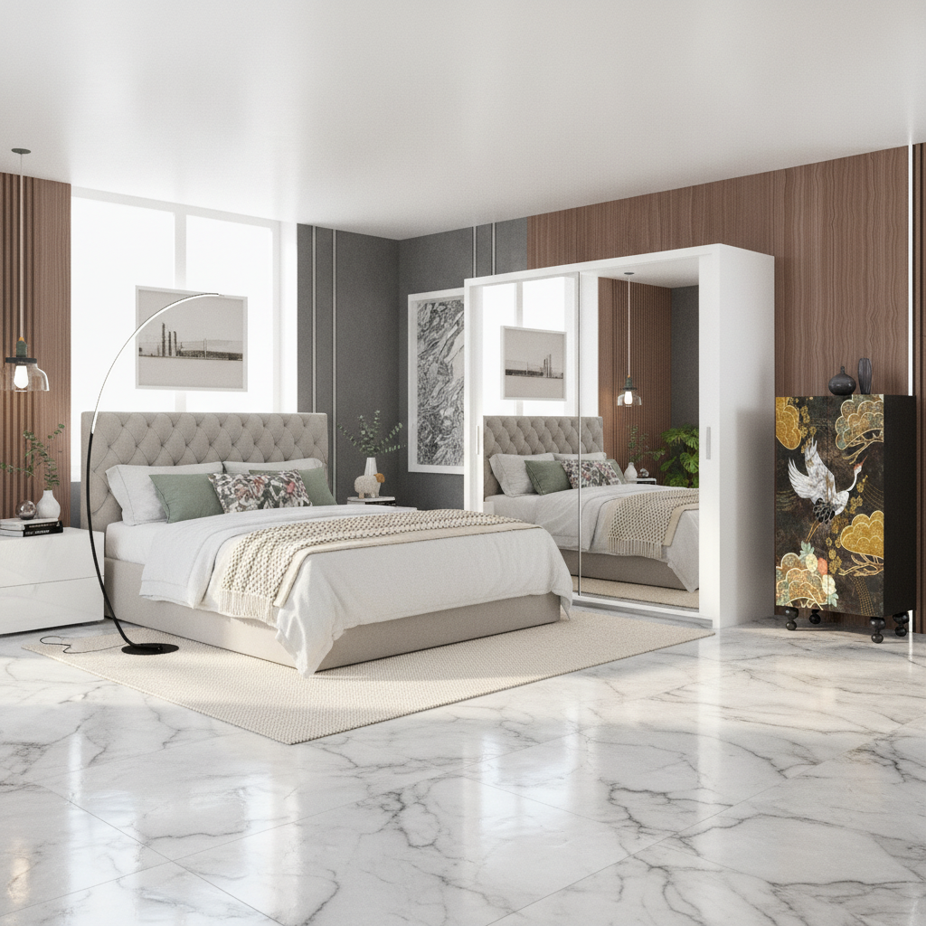 Modern Bedroom, Piece by Piece