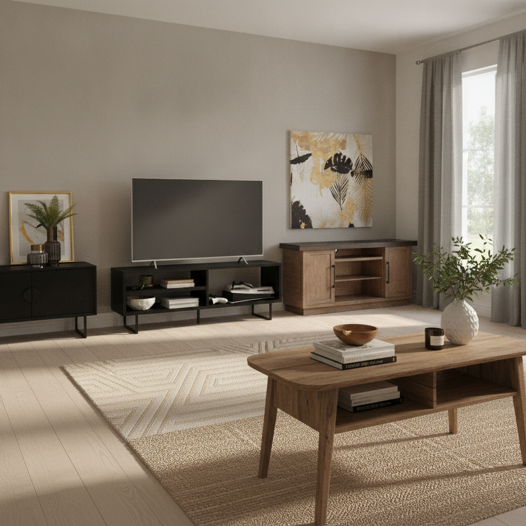 Modern Living Room, Piece by Piece