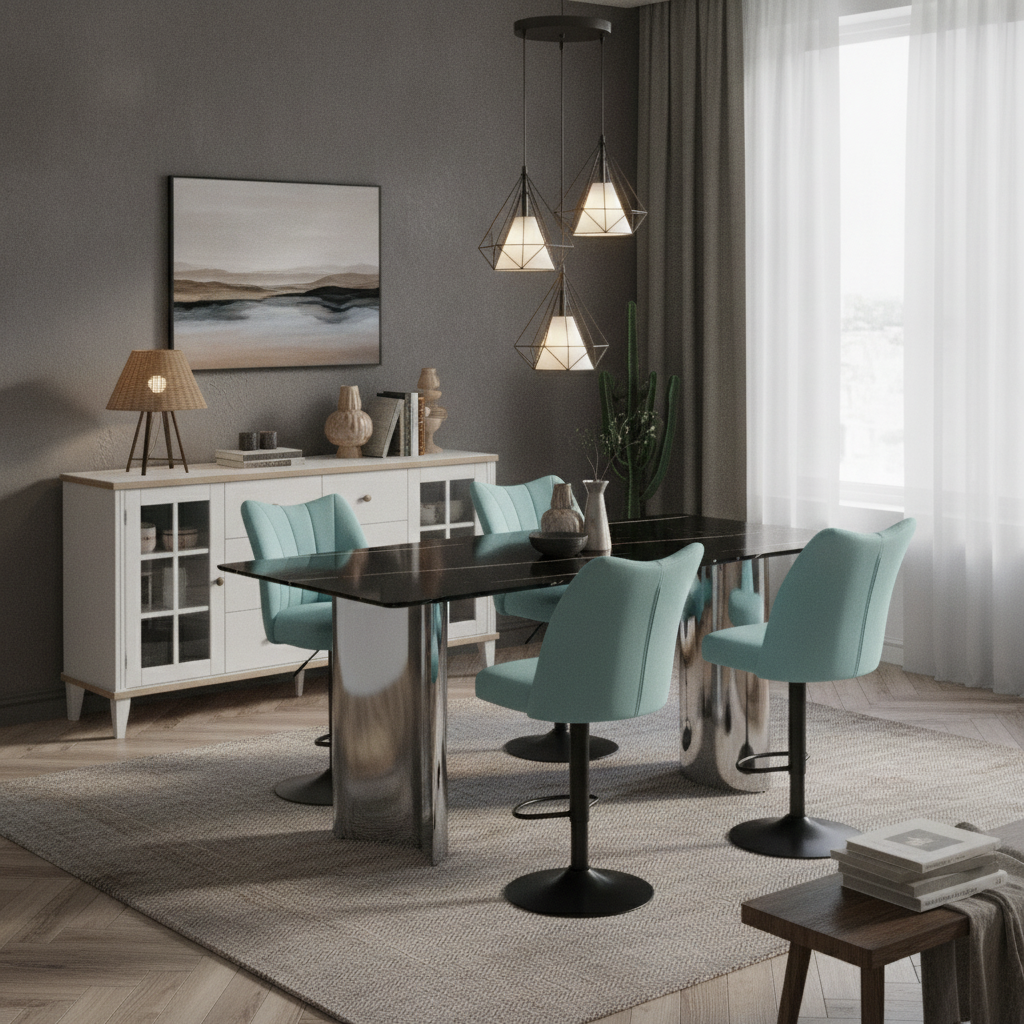 One Room, Done Right: Industrial Dining