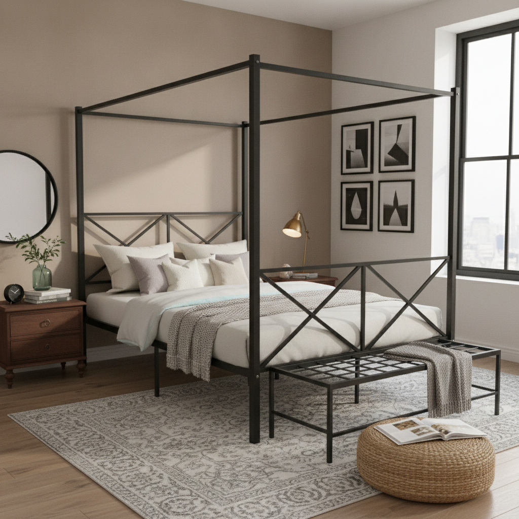 Industrial Bedroom, Piece by Piece