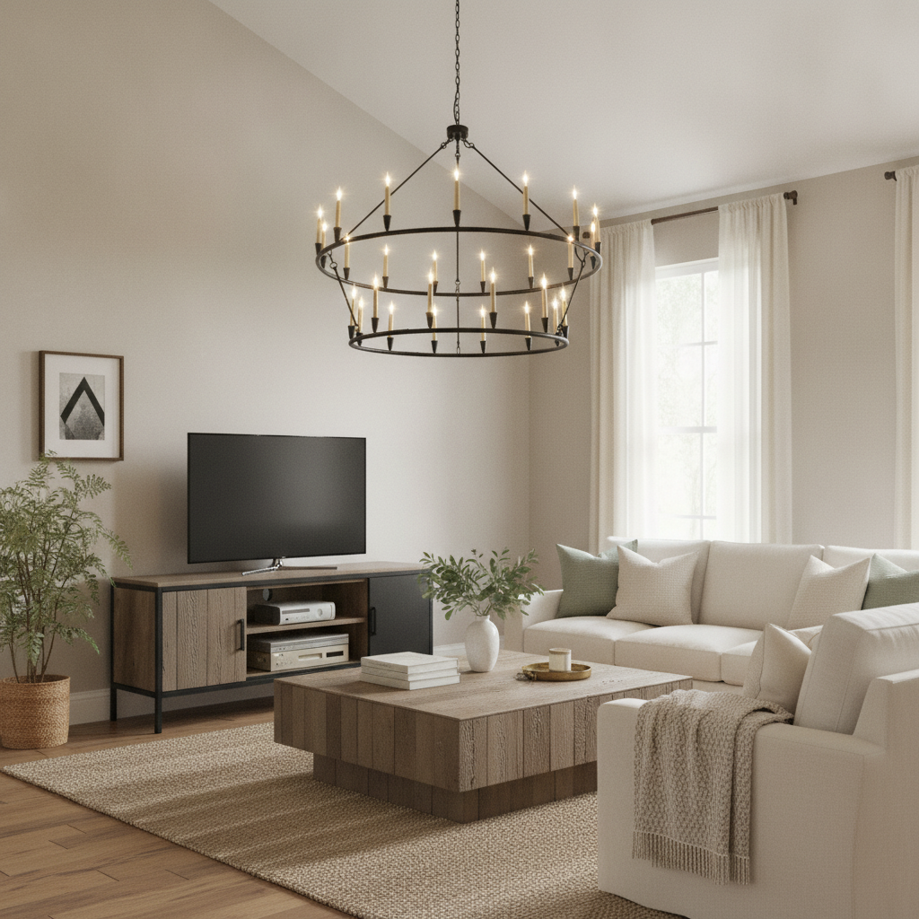 How to Build a Farmhouse Living Room