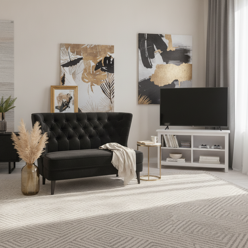 Modern Living Room, Piece by Piece