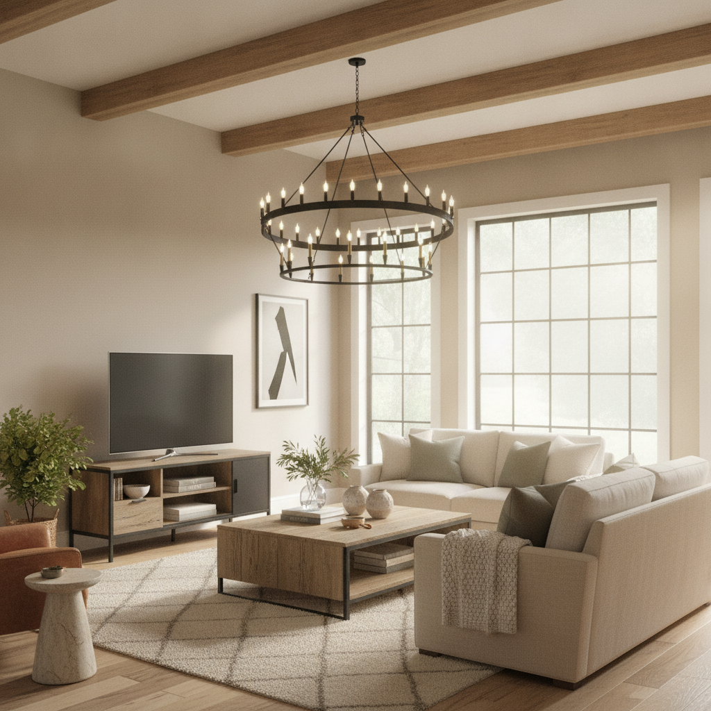 How to Build a Farmhouse Living Room