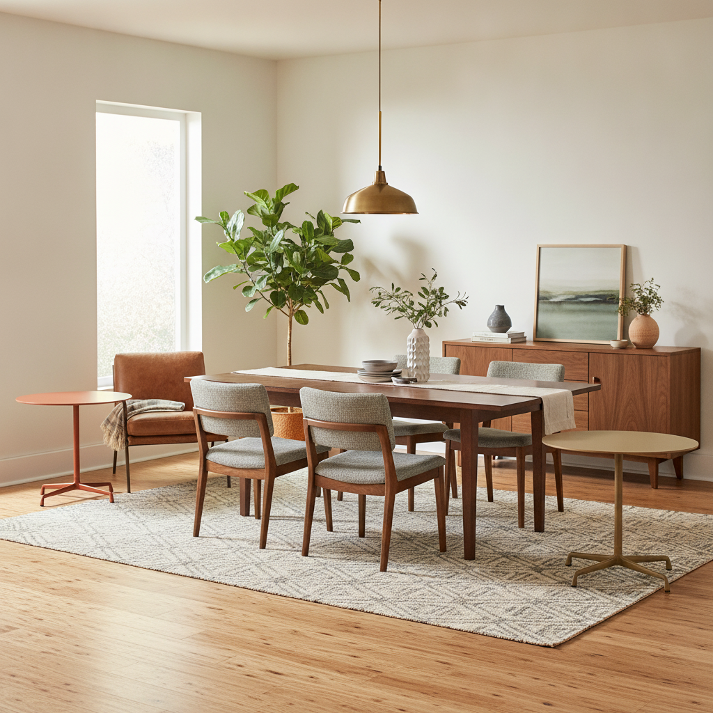 How to Build a Mid Century Dining