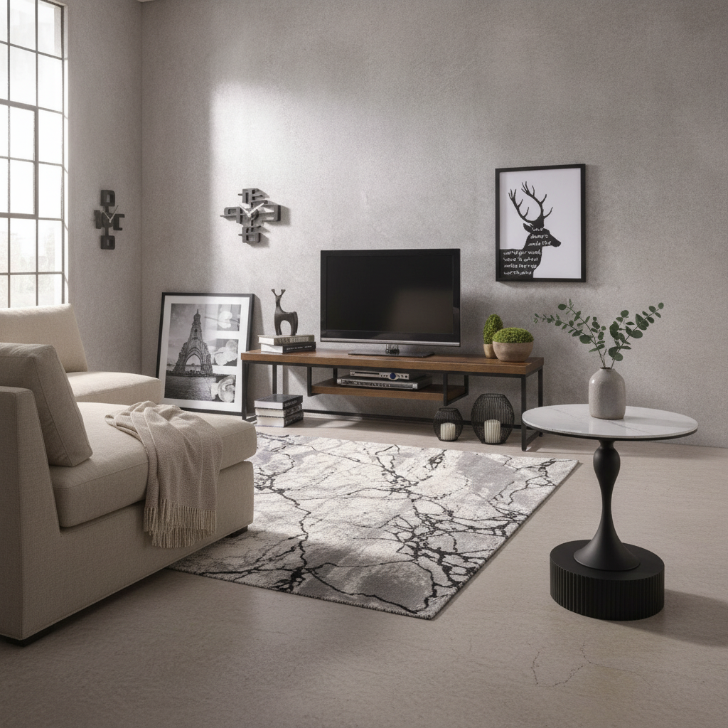 How to Build a Industrial Living Room
