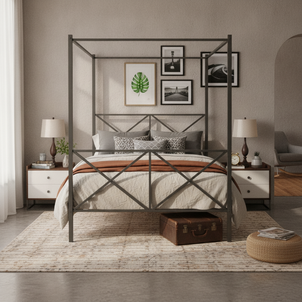 How to Build a Industrial Bedroom