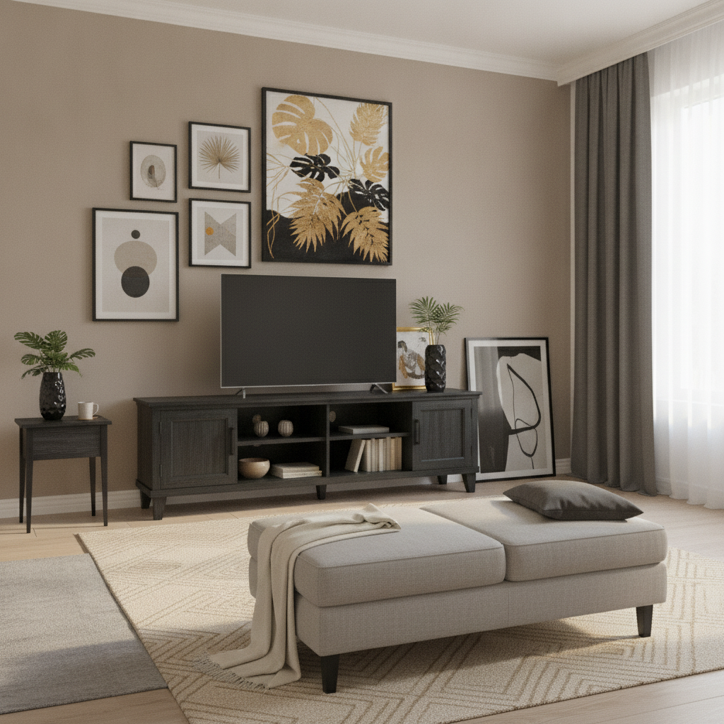 Modern Living Room, Piece by Piece