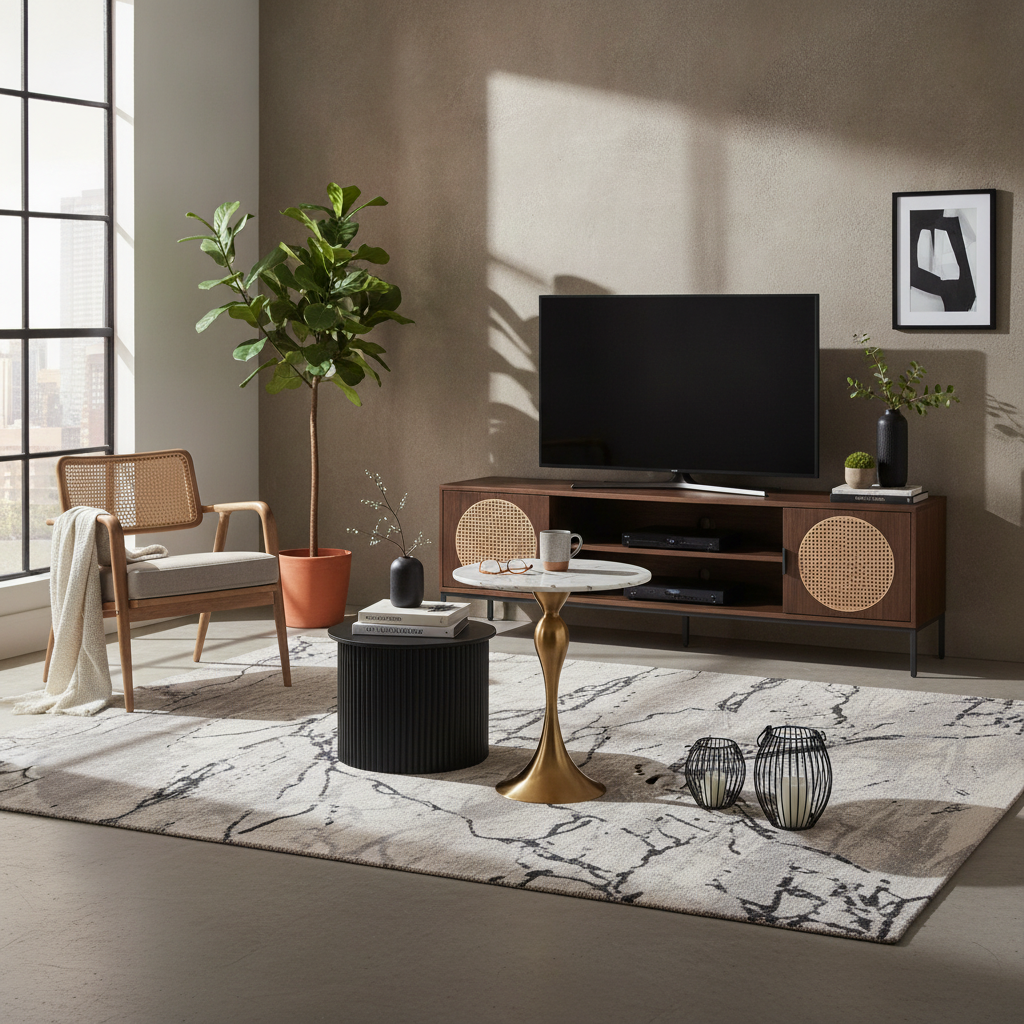 How to Build a Industrial Living Room